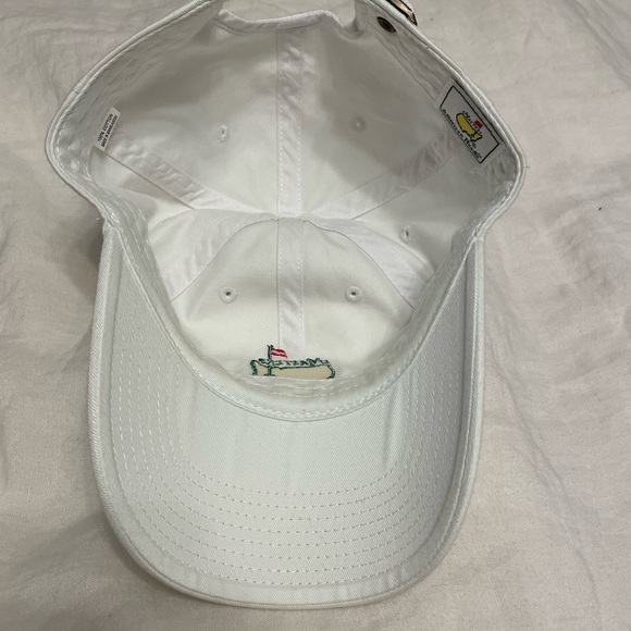Masters golf hat unstructured white dad caddy official - Picture 2 of 5